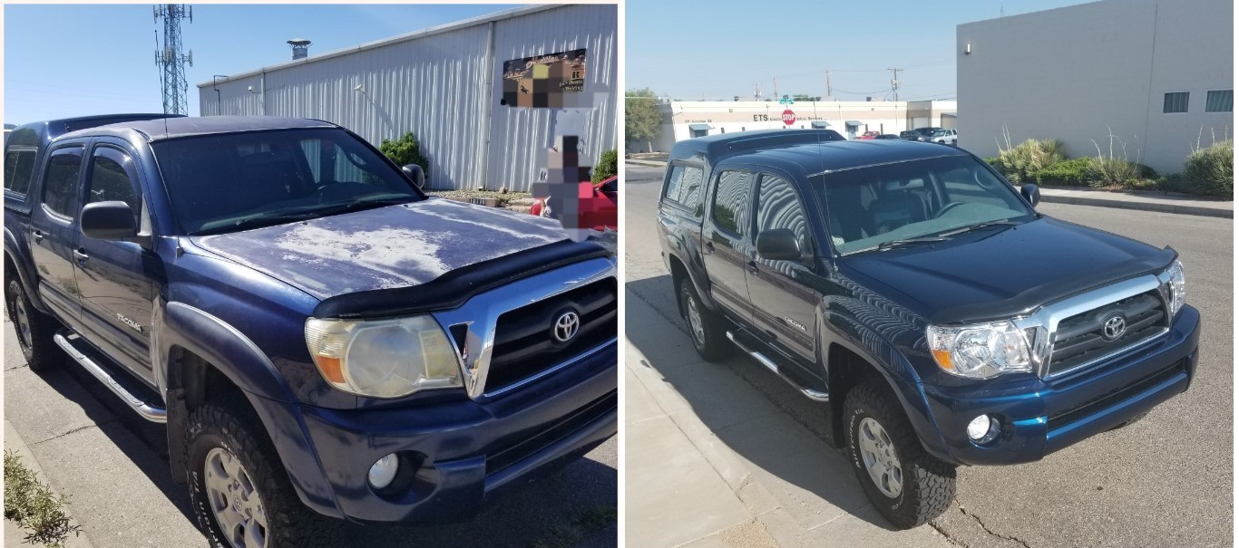 Car restoration polishing