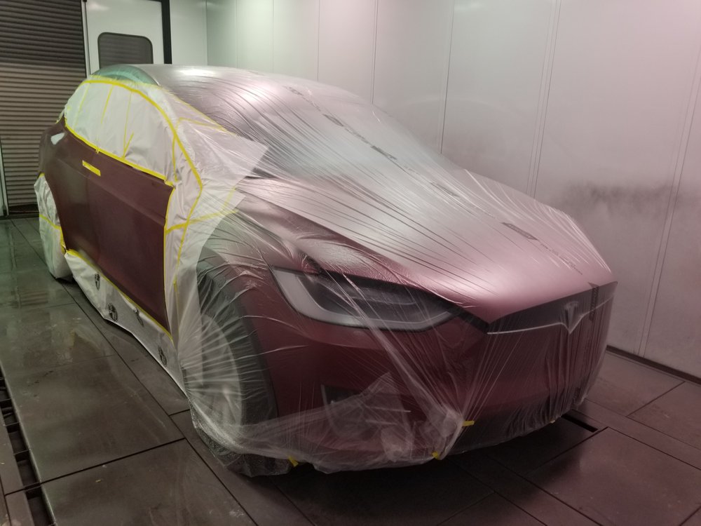 Auto mechanic garage interior